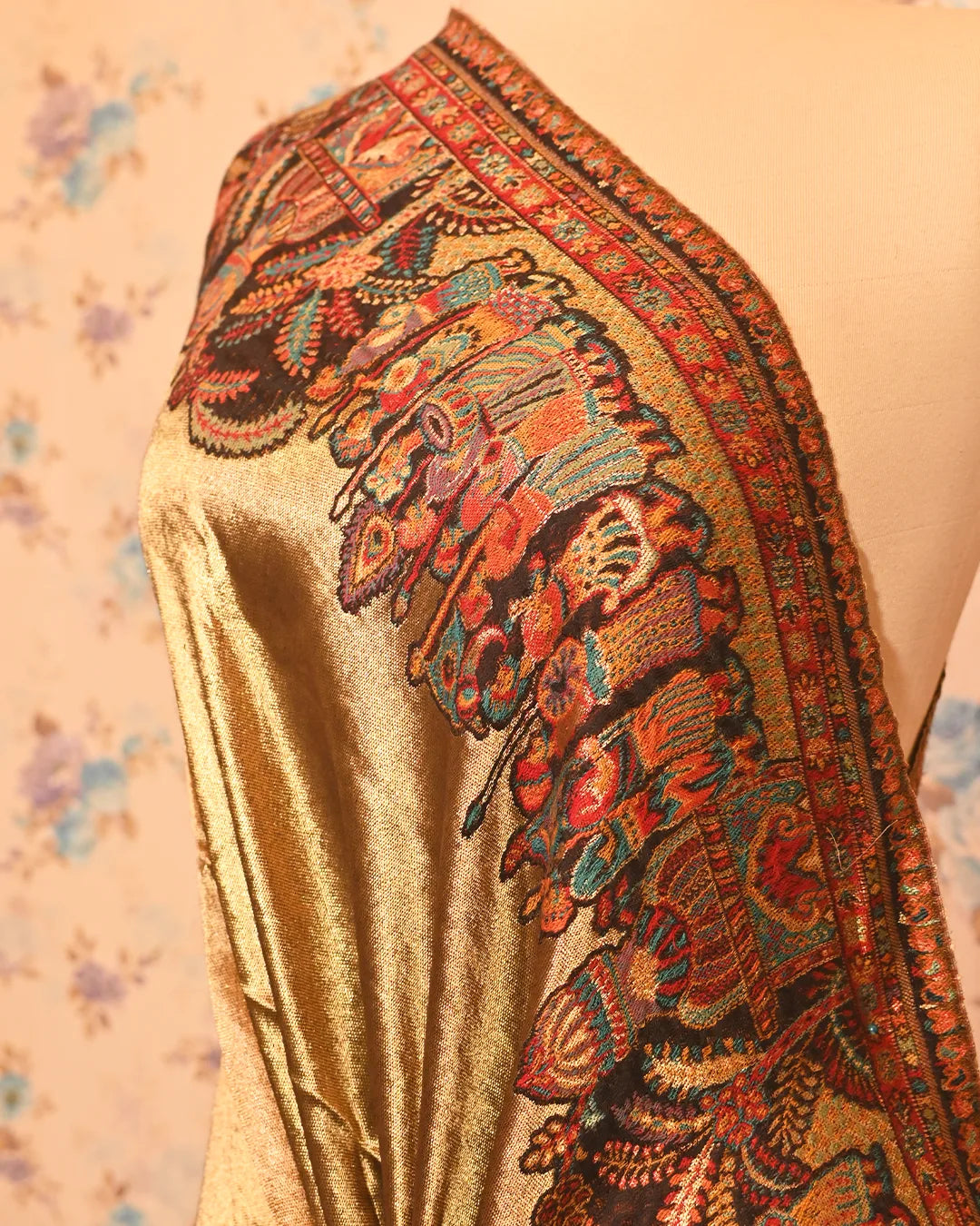 Caravan Motif Pashmina