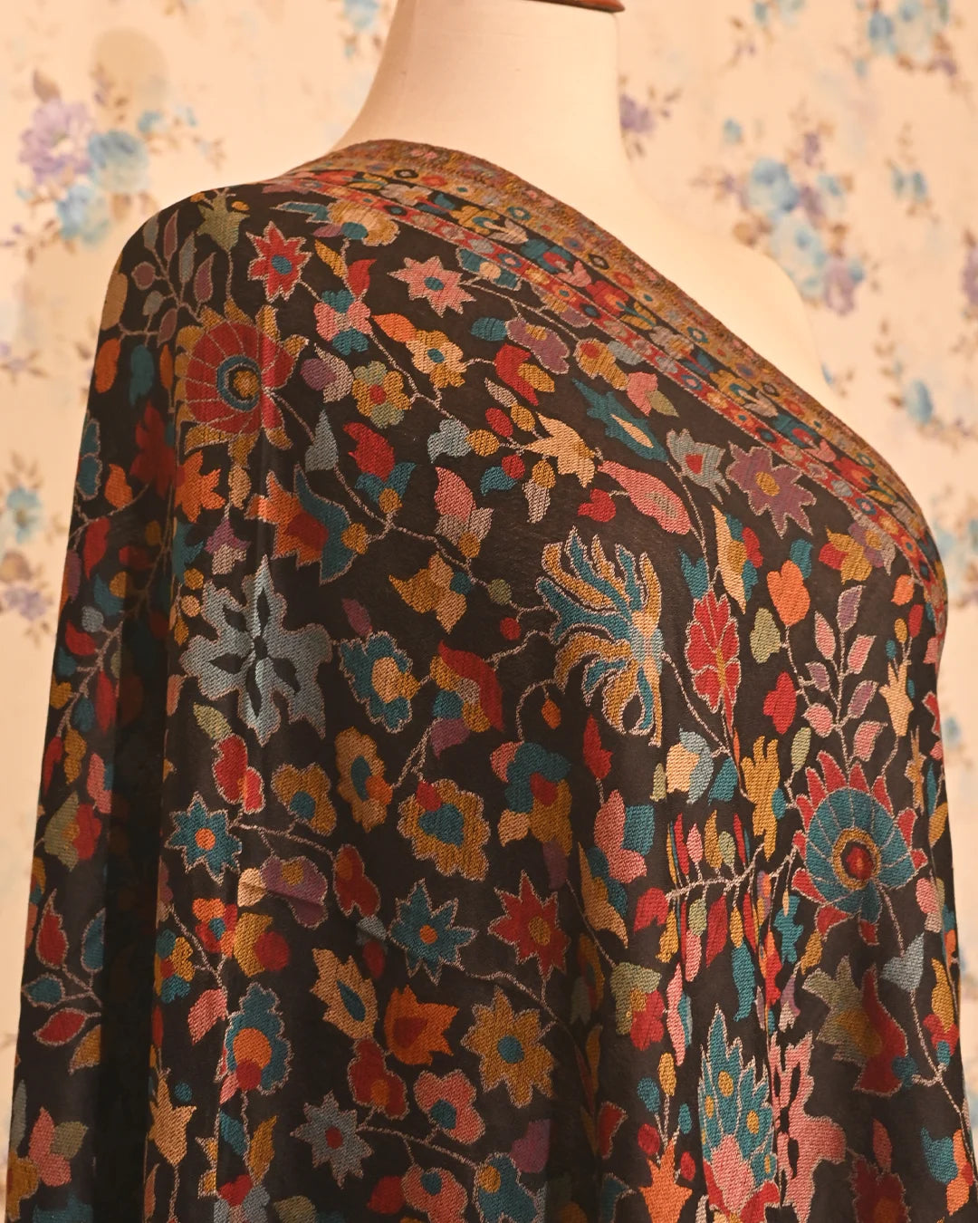 Rainbow Jaal Pashmina