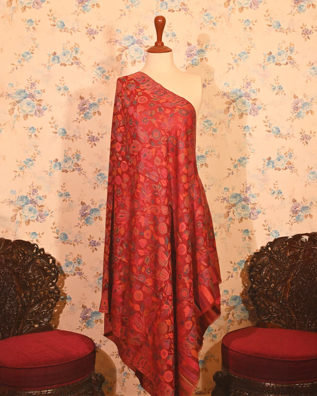 Rosette Jaal Kani Pashmina