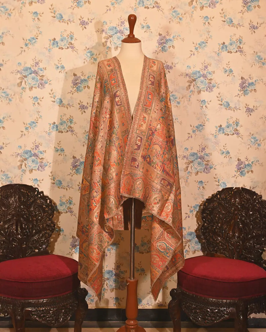 Shehenshah Tapestry Pashmina